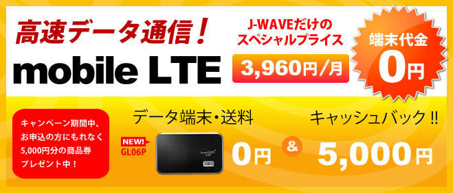 高速データ通信！mobile LTE